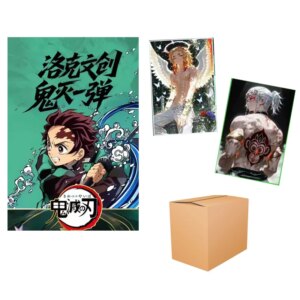Wholesales New Original Demon Slayer Anime Cards Acrylic Character Collection Card Gifts Sexy Anime Playing Cards Party Games