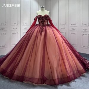 Quinceanera Dresses Backless Scoop Ball Gown Customized Cape Sleeves Tiered Beading Corset Floor Length 15 Anos Vestido LSMU22