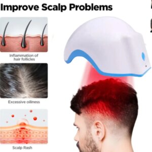 80 LED Red Light Caps, 660nm 850nm Infrared Light Hair Therapy Hair Growth Cap to Promote Hair Growth and Prevent Hair Loss