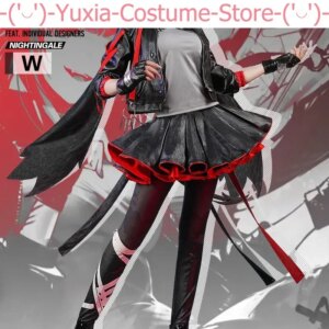 Anime! Arknights W Sniper Game Suit RHODES ISLAND Lovely Uniform Cosplay Costume Halloween Party Outfit For Women