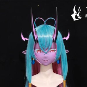 Kigurumi Ibuki Boy Kigurumi mask Full Headband Lock Cosplay Headshell Props Costume Anime Game