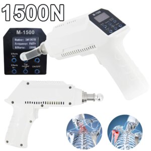 1500N Electric Chiropractic Adjusting Tool Spine Correction Gun Pain Relief Shoulder Waist Massager Therapy Instrument Tool Port