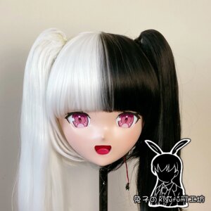 (RB20229)Customize Full Head Quality Handmade Female/Girl Resin Japanese Anime Cartoon Character ‘Mea’ Kig Cosplay Kigurumi Mask