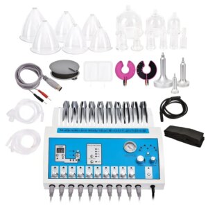 EMS Vacuum Massage Therapy Machine Enlargement Pump Lifting Breast Enhancer Massager Cup and Body Shaping Beauty Device Home Use