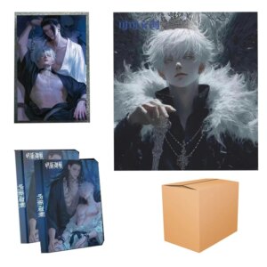 2025 Wholesales Jujutsu Kaisen Collection Cards Acrylic Colored Paper Flash Card Male God Playing Cards Party Games