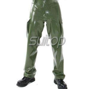 Suitop  latex uniform pants