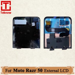 AMOLED 3.6″ External LCD For Motorola Razr 50 LCD Display Touch Screen Digitizer Assembly Replacement For Moto Razr 50 Small LCD
