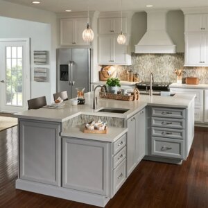 Modern Custom Made Solid Wood Ready Made Kitchen Cabinet Cupboards Kitchen Design Kitchen Cabinets & Accessories