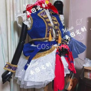 COS-HoHo [Customized] Anime Lovelive Sonoda Umi Pirate Stage Vesion Gorgeous Uniform Cosplay Costume Halloween Party Outfit