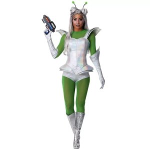COS Halloween Party Stage Performance Adult Female Alien Baby UFO Alien Costume