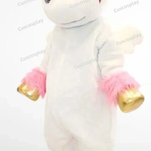 Unicorn Mascot Costume Horse Mascot Costume Parade Quality Clowns Birthdays for Adult Animal Halloween Party Costumes