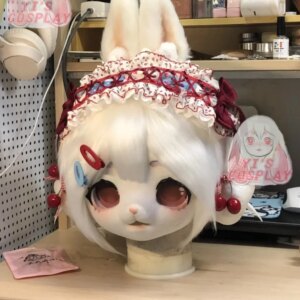 Yis cosplay Custom Furry head Kigurumi Head Cosplay Kemono Fursuit Handmade Headsets Beast Customized Fursuit Kemono Head