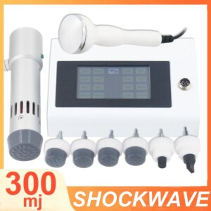 300MJ Shockwave Therapy Machine ED Treatment Relief Pain Fatigue Relax Body Muscle Massage 2In1 Ultrasound Device