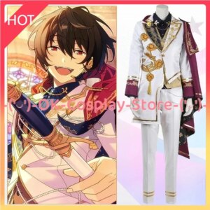 [Custom Made] Game Ensemble Stars Knights Little Romance Sakuma Ritsu Cosplay Costume Fancy Suit Halloween Carnival Uniforms