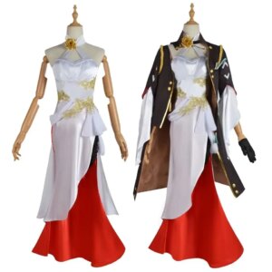 In stock Anime Game Star Rail Cos Himeko Cosplay Full Set Carnival Clothes Game same Costume