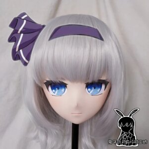 (RB299)Handmade Female/Girl Resin Japanese Cartoon Character Anime Cosplay Kigurumi Mask Crossdress Transgender Doll Mask