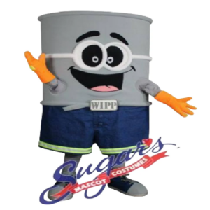 Waste bin mascot costume recycle can Pilot Plant Drummy custom fancy costume anime cosplay kit mascotte theme fancy dress 0744