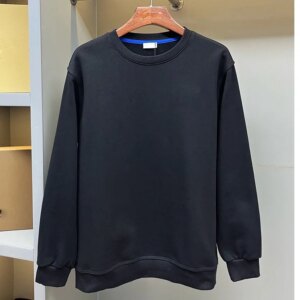 Soft Comfortable Breathable Warm Embroidered Cotton Men’s Crew Neck Sweatshirt