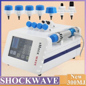 Professional Shock Wave Chiropractic Massage 2025 New 300MJ Shockwave Therapy Machine For ED Treatment Pain Relief Foot Massager