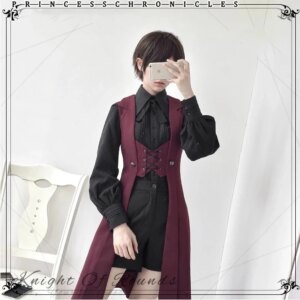 The Night Prelude~Medieval Ouji Lolita Vest by Princess Chronicles