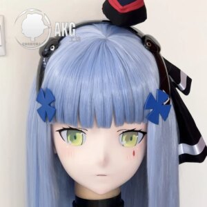 (AL424)Customize Character Crossdressing Female/Girl Resin Full/Half Head With Lock Anime Cosplay Japanese Animego Kigurumi Mask