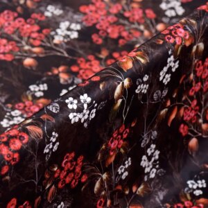 Silk stretch satin 120cm digital printing fabric clothing material