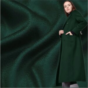 100% plush double-sided water ripple pure fabric coat cloth wool