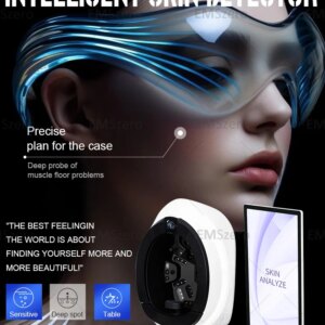 3D Skin Analyzation Smart Mirror 8 spectra Dermatosco Wood Lamp Face Scanner Uv Skin Analyzer Machine Magic Mirror Skin Analyzer