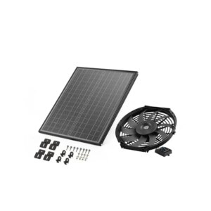 High-Performance 12 Inch Gable Mount Attic Exhaust Fan 1300 CFM with Adjustable Thermostat