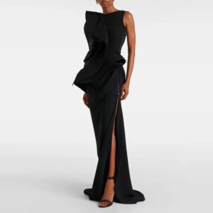CustomizedEvening Dress For Sexy Women 정장원피스 Vestidos de festa Elegant Ruffles Mermaid Formal Party Gowns With Slit Customized 2