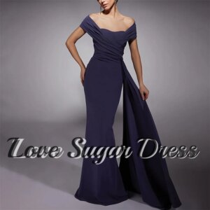 Customsized Elegant Mother of the Bride Dresses Luxury Wedding Party Dress Mermaid Detachable Train Chiffon hochzeitspartykleid