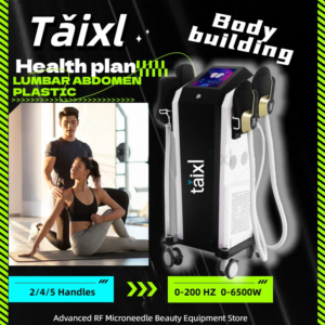 RF Body Sculpting TAIXL Machine Muscle Stimulation Massager Sculpt Electromagnetic Butt Fat Healthy Weight Loss Salon