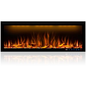 Dreamflame 50 Inches Decorative Fireplaces With LCD Smart Remote
