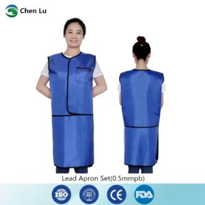 ASTM-Certified X-ray & Gamma Lead Apron Set – 0.5mm Pb eq Sleeveless Vest + Skirt for Radiological Protection