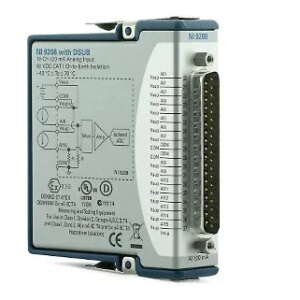 American NI 9208 16-channel Current Input Module 780968-01 Has Good Color In Stock.