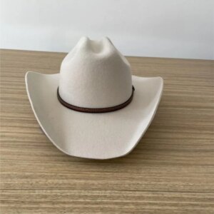 New riding hat Country cowboy large brim knight rigid shaped top