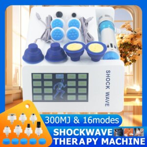 300MJ Physiotherapy EMS Shockwave Therapy Machine For ED Treatment Relieve Knee Pain Body Massage Relaxation Shock Wave Massager
