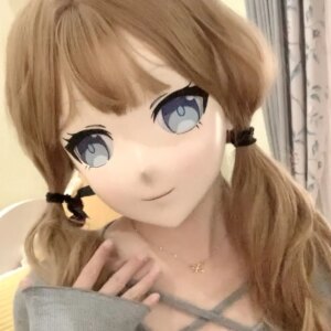 (KMC03)Special Offer! High Quality Female/Girl Resin Full Head Cosplay Japanese Anime Game Role Play Kigurumi Mask