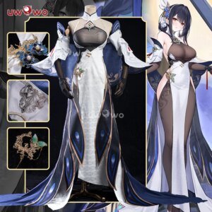 IN STOCK UWOWO Azurr Lanee Chen Hai Chenhai Retrofit 18+ Sexyy Gown Cosplay Costume