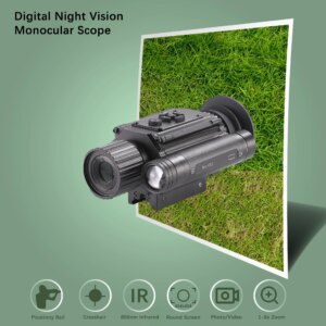 NV002 Digital Night Vision Infrared Monocular 1080P Video Camera Multiple Image Mode Crosshair Hunting Night Sight Scope