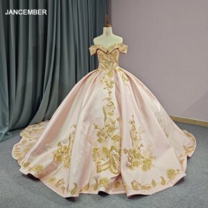 Off Shoulder Prom Dress For Children Bead Crystal Sweetheart Beauty Pageant Gown Birthday Photography Customized vestido 15 años