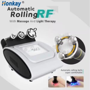 360 Rotation Roller Massage Machine 3-in-1 Slimming LED Light Radio Frequency Face Lifting 3D Roller for Beauty & Slimming