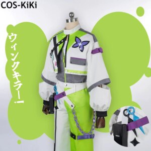 COS-KiKi Ensemble Stars 2 Sakasaki Natsume/Yuuki Makoto/Amagi Hiiro Cross Card Pool Game Suit Uniform Cosplay Costume Halloween