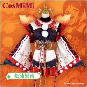 CosMiMi Anime LoveLive!Sunshine!! Sakurauchi Riko/Matsuura Kanan/Kunikida Hanamaru Cosplay Costume Red Leaves Awaken Uniforms