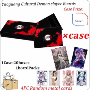 2025 Yaoguang Cultural Demon slayer Boards Hobby Collectible Card Doujin Booster Box Birthday Gifts