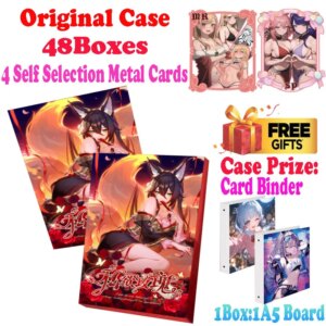 Wholesale 2025 Lastest A5 Size Desire Rose Collection Card Board Waifu Yae Miko Ayaka TCG Doujin Toys And Hobby Gift