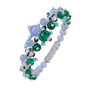 KQDANCE Solid 925 Silver With High Carbon Diamond Green Colored Gemstone Fruit Bracelets Fine Jewelry For Women Anniversary