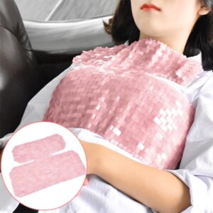 Rose Quartz Jade Beauty Massager Pink Crystal Shoulder Curtain Chest Curtain Natural Stone Massage Relaxation Skin Care Tools