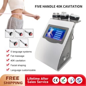 5 In 1 40K Kim 8 Weight Loss Shaping Skin Repair Dissolved Fat Multi extreme Skin Firming Frequency Ultrasonic Home Massager