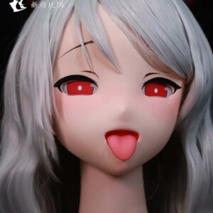 (NFD031)Customize Full Head With Lock Changable Face Female/Girl Japanese Anime Character Kig Cosplay Kigurumi Mask Crossdress